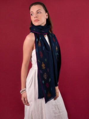 Navy Blue Shawl